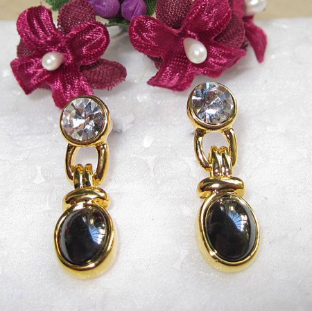 Art.Nr. EOS-05 Edelstein Ohrstecker Hämatit